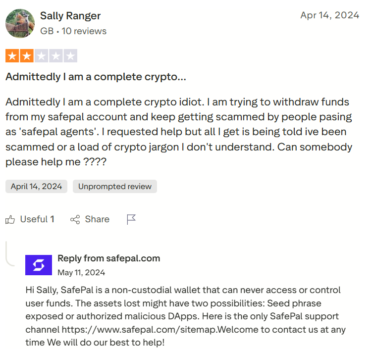 Source: Reviews on Trustpilot