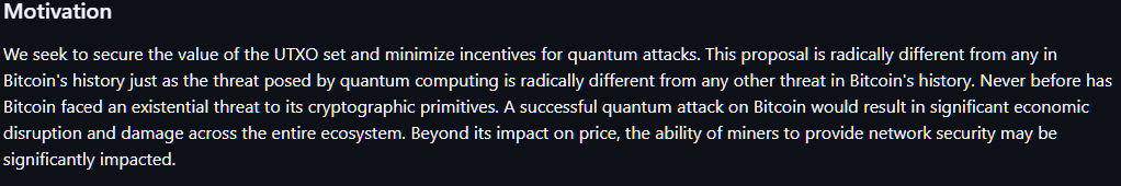 Quantum Attacks are already in discussion by BIP-360 Developers.