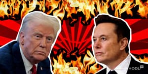 Crypto Market Falls as Musk and Trump Resume Their Public Spat