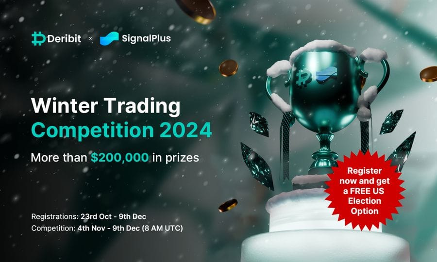 Deribit and SignalPlus Launch $200,000 Winter Trading Competition