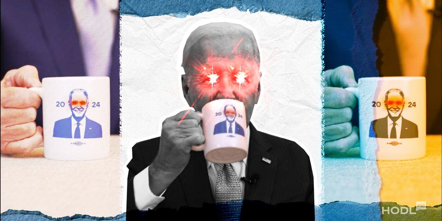 Joe Biden's Secret Love for Bitcoin Revealed in Mug Video