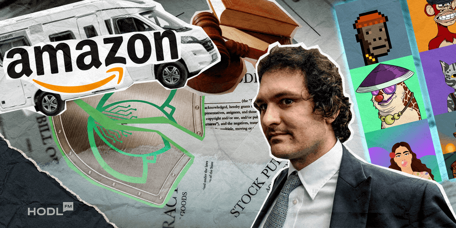 Bitcoin Ordinals Boom, SBF Seeks Short Sentence, Amazon Copyright Row, Serenity Token Plummets